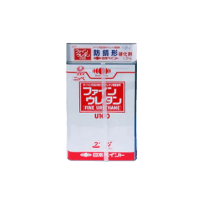 金属・鉄部を塗装 防錆形ファインウレタンU100 白/ホワイト ツヤ選択可能 15kgセット (44～62平米分)-株式会社モリエン