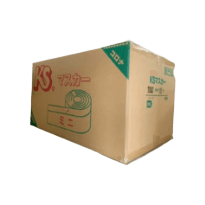 塗装関連道具 【1ケース (60巻入り) 】KSコロナ布マスカー茶色110cm×25m-株式会社モリエン