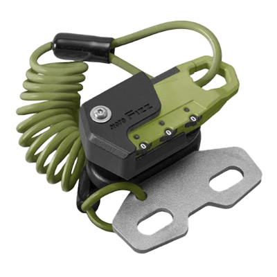 ツーリングバッグ MOTOFIZZ パーツ＆アクセサリー ヘルメット用ワイヤーロック ハンドルクランプ取付 コイル-タナックス株式会社