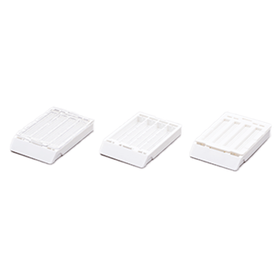 包埋カセット システムカセット ⅢSシリーズ (角穴0.4mm) タテ4分画-アジア器材株式会社