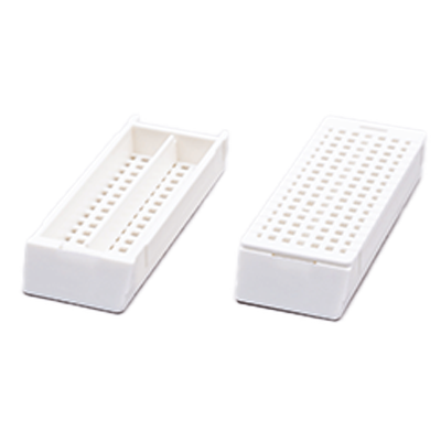 包埋カセット 大型 システムカセットL2 タテ2分画-アジア器材株式会社