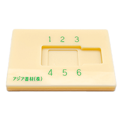 包埋カセット関連製品 生検ガイドプレート6分画用-アジア器材株式会社