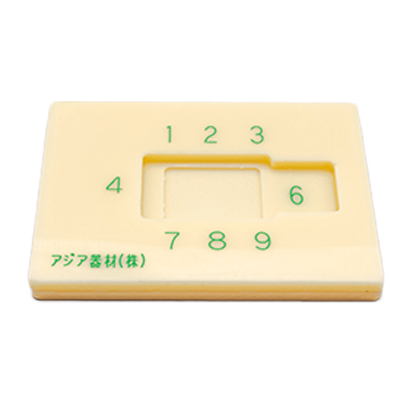 包埋カセット関連製品 生検ガイドプレート9分画用-アジア器材株式会社