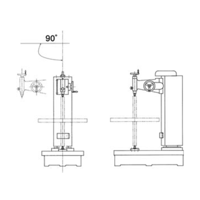 偏心検査器 ヘッド回転式縦形偏心検査器 (SVP形)-株式会社大菱計器製作所