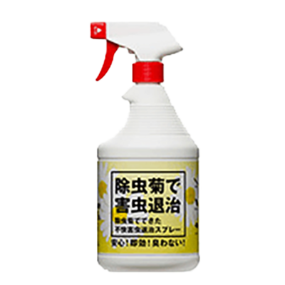 不快害虫対策 除虫菊のちから 除虫菊でできた不快害虫退治スプレー-中島商事株式会社