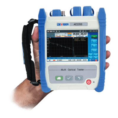 FTTxマルチファンクションMiniOTDR AE1000シリーズ AE1000P-1490-共栄システム産業株式会社