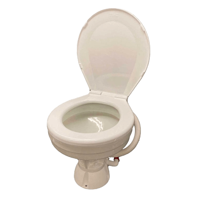 パネルスイッチ オートスイッチ 付き テンダリークローズ ラウンド型ベース 電動マリントイレ12V or 24V ラージボール-株式会社ベリーズ