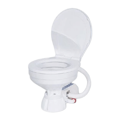 パネルスイッチ オートスイッチ 付き テンダリークローズ ラウンド型ベース 電動マリントイレ12V or 24V コンパクト-株式会社ベリーズ