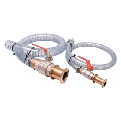 ストレート仕様 38mm トイレバルブ配管キット マリントイレ用金具キット-株式会社ベリーズ