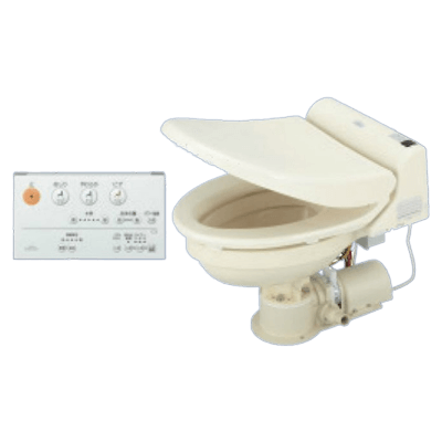 12V 24Vウォシュレット仕様 オートマチック電動マリントイレ-株式会社ベリーズ