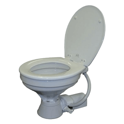 電動マリントイレ家庭用サイズ12V&24V ゆったり便座-株式会社ベリーズ