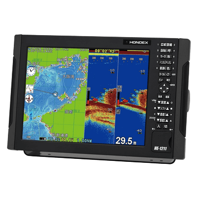 12.1型 液晶 プロッター デジタル 魚探 HE-1211-株式会社ベリーズ