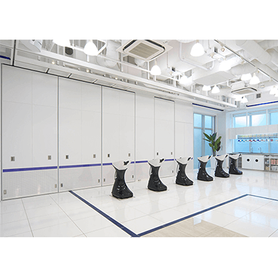 倉庫・工場内設備 スライディングウォール-和研ハーディ株式会社