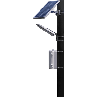 ソーラーパネル＋AC電源で充電をします ハイブリッド防犯灯 (防災灯)-株式会社ヒーロー