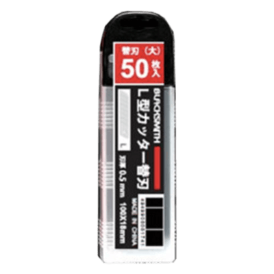 切断・切削・刃物 ゼクソン L型カッター替刃 (50枚入)-株式会社坂謙