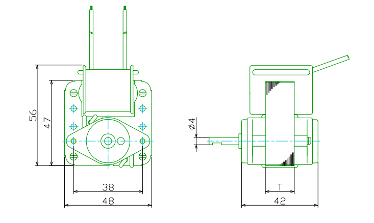 標準小型モータ IK-series IKB-4816-株式会社新井製作所
