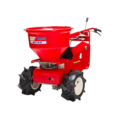 肥料散布機 MF760W (ワイドタイヤ仕様)-カンリウ工業株式会社