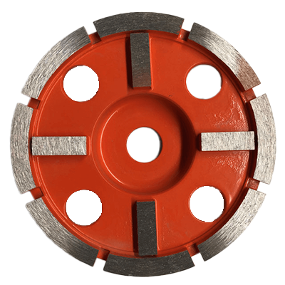 鏡面仕上げ・研ぎ出し向け工具 100mm研ぎ出し用十文字カップ (メタルカップ) DECI100C-株式会社EBISU TOOL SERVICE