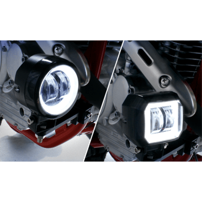 バイク用フォグランプ MOTO LEDイルミネーション付-株式会社デルタ