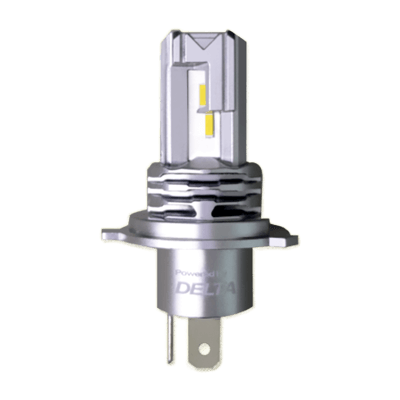 LEDヘッド・フォグライト バイク用 MOTO LED ヘッド 80'sイエロー D-2209-株式会社デルタ
