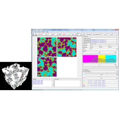 材料の三次元構造/形態解析・評価ソフトウエア ExFact Analysis for Porous/Particles-日本ビジュアルサイエンス株式会社