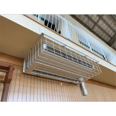 天吊形空調機防球ガード (底面扉型)-株式会社プラコー