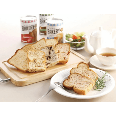 防災用品 新食缶ベーカリー缶入りソフトパン 約100g×4缶-株式会社エレナ