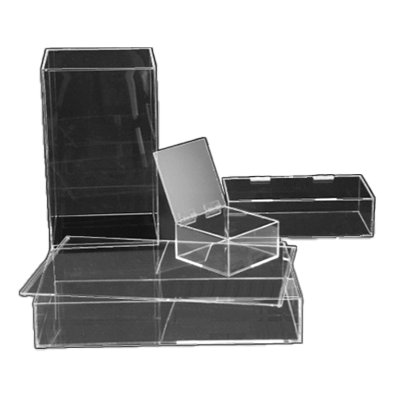 アクリル蝶番式フタ付BOX-株式会社サワダプラテック