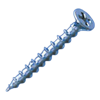 木工用ビス コーススレッド・フレキ頭 (ユニクロ)-セントラルファスナー株式会社