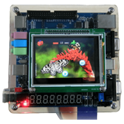 FPGA/CycloneII:EP2C35F484C6+V43拡張I/F基板-株式会社日新テクニカ