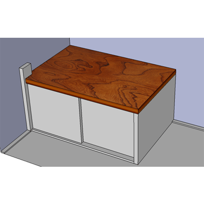 床の間材 ケヤキ貼半地袋板-株式会社永井銘木店