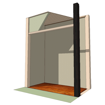 床の間材 床の間セット (地板セット) ケヤキ地板セット 6尺用-株式会社永井銘木店