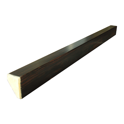 床框・落掛 黒檀貼床框 1,820×115×85-株式会社永井銘木店