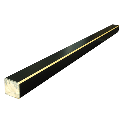 床框・落掛 カシュー塗 面皮框 1,820×90×90-株式会社永井銘木店