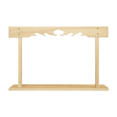 神棚セット 木曽桧無垢神棚板セット (ハギ) 600×300×30-株式会社永井銘木店