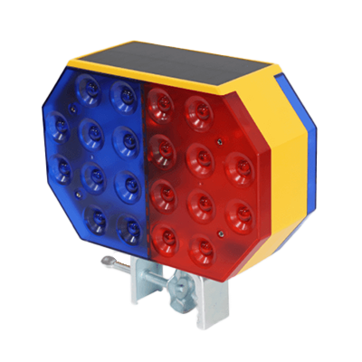 ソーラー充電式LED警告灯 KG-T2S-株式会社グッド・グッズ