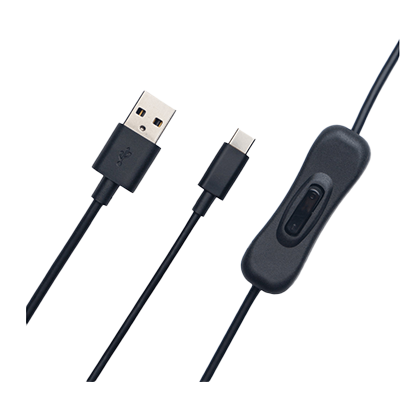 ON/OFFスイッチ付きUSB-AからUSB-Cへのデータ電源ケーブル-REMO TECH CO., LTD.