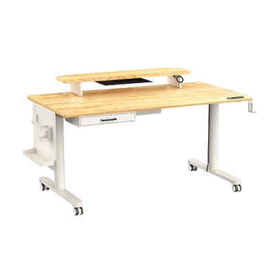 Rasical Desk - 整理整頓モデル 脚ホワイト 11点セット-Rasical Japan合同会社