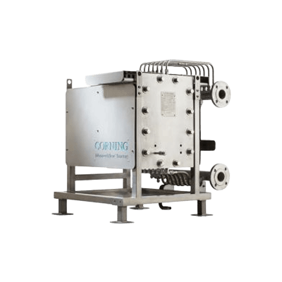 グラファイト製特殊品 焼結炭化ケイ素 (SiC) 製品 化学産業用連続フロー反応器-メルセン・エフエムエー株式会社