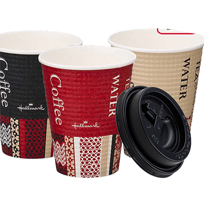 HMエンボスカップ 蓋セット 260ml 9oz 100組-サンナップ株式会社