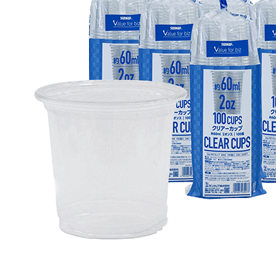 PETカップ 業務用2,000個 60ml 2oz DAC-02PET-サンナップ株式会社