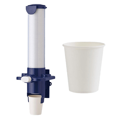 紙コップと専用カップディスペンサーカップポンセット 7oz-サンナップ株式会社