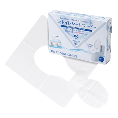 流せる 使い捨てトイレシートペーパー 100枚入-サンナップ株式会社