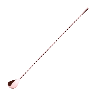 カクテル調製 ユキワ バースプーン しずく ピンクゴールド 35cm/40cm-株式会社ナランハ