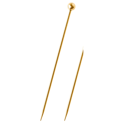 装飾・消耗品 カクテルピン ロング ゴールド-株式会社ナランハ