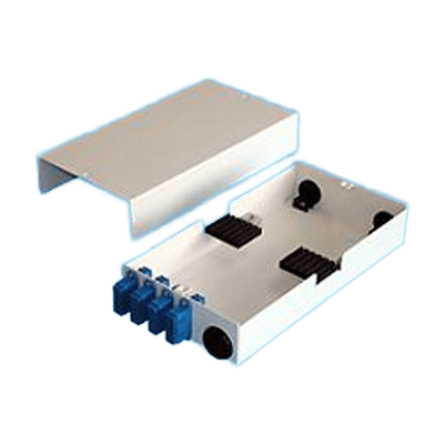 壁掛型スプライスボックス (光接続箱) 中継アダプタありSCタイプ 単心用 SGK-T1622 (4) -C3-SC4-4-新光技研株式会社