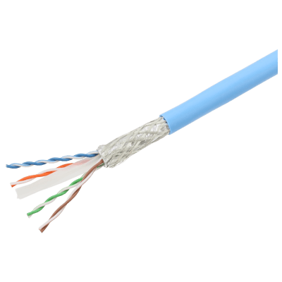 汎用LANケーブル 10GBASE-T Cat.6A SF/UTP 4P単線ケーブル 4P NSGDT6-10G-SB-新光技研株式会社