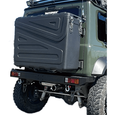 自動車用 カスタムパーツ ジムニー専用 ラゲージ・キャリアボックス たくさん入るリアボックス 標準タイプ-アトリエアールヌーボー