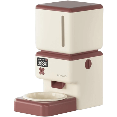 レトロな見た目で高性能。出口密封、丸洗いできる犬猫用自動給餌器 COREWA EASY PET レトロ風犬猫用自動給餌器 CRW-EZPT-株式会社 三木森