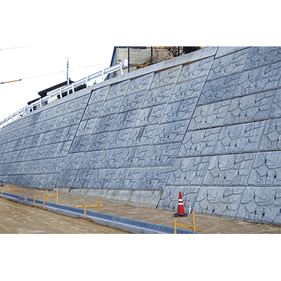 大型ブロック積み擁壁 スタックウォールV-大和クレス株式会社